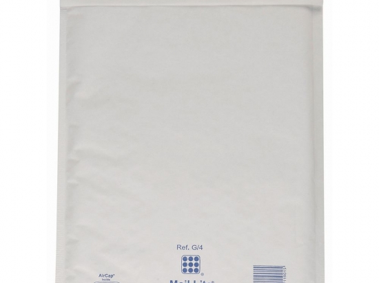 Enveloppe à bulle blanche Moyen Format G4