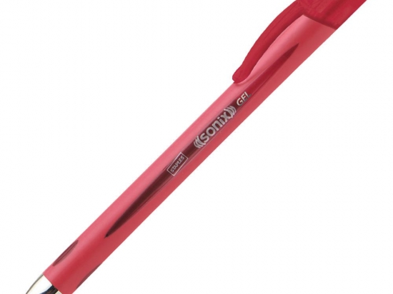 Stylo pointe bille rouge
