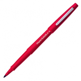 Produit Stylo feutre pointe nylon 0,6 rouge Image
