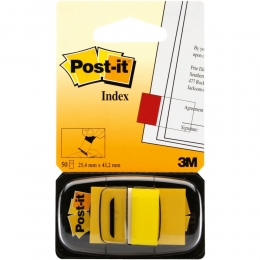Produit Post-it index repositionnable 3M Jaune Image